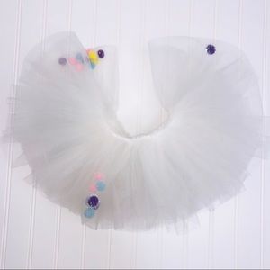 PUPPET WORKSHOP Multicolor Pom Pom  Tutu Skirt Item# 0002